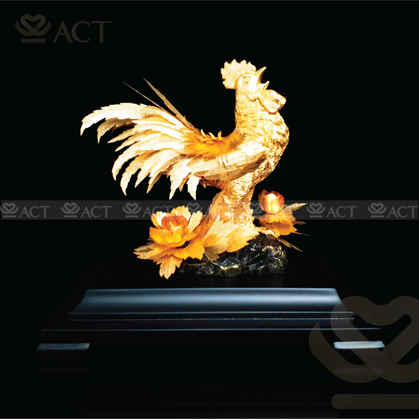 tượng gà trống ACT GOLD