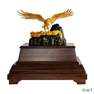 Quà tặng Đại Bàng dát vàng 24k ACT GOLD ISO 9001:2015(Mẫu 2)