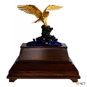 Quà tặng Đại Bàng dát vàng 24k ACT GOLD ISO 9001:2015(Mẫu 1)