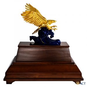 Quà tặng Đại Bàng dát vàng 24k ACT GOLD ISO 9001:2015(Mẫu 3)