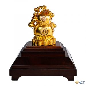 Quà tặng Hồ Lô dát vàng 24k ACT GOLD ISO 9001:2015