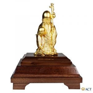 Quà tặng Tượng Ông Thọ dát vàng 24k ACT GOLD ISO 9001:2015(Mẫu 2)