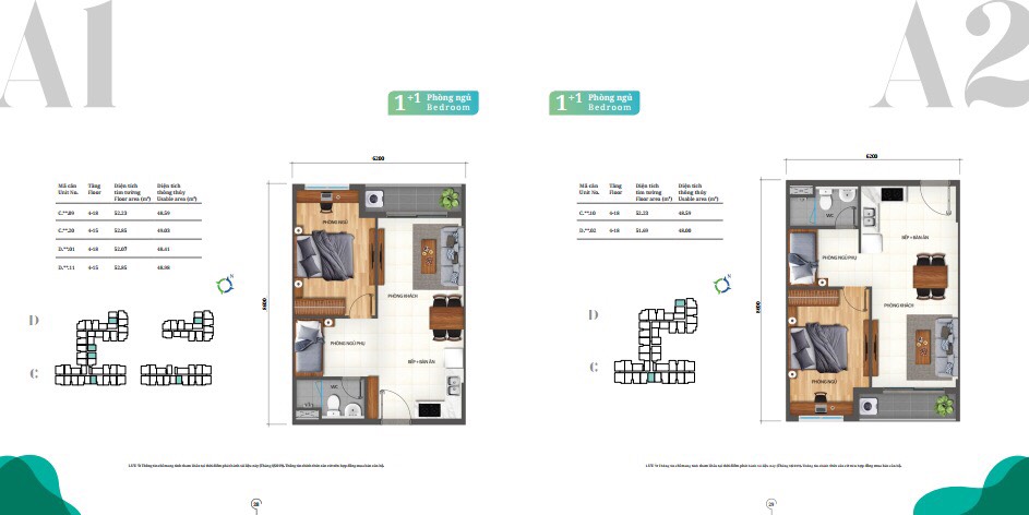 Mb căn hộ 01PN Lovera Vista Khang Điền