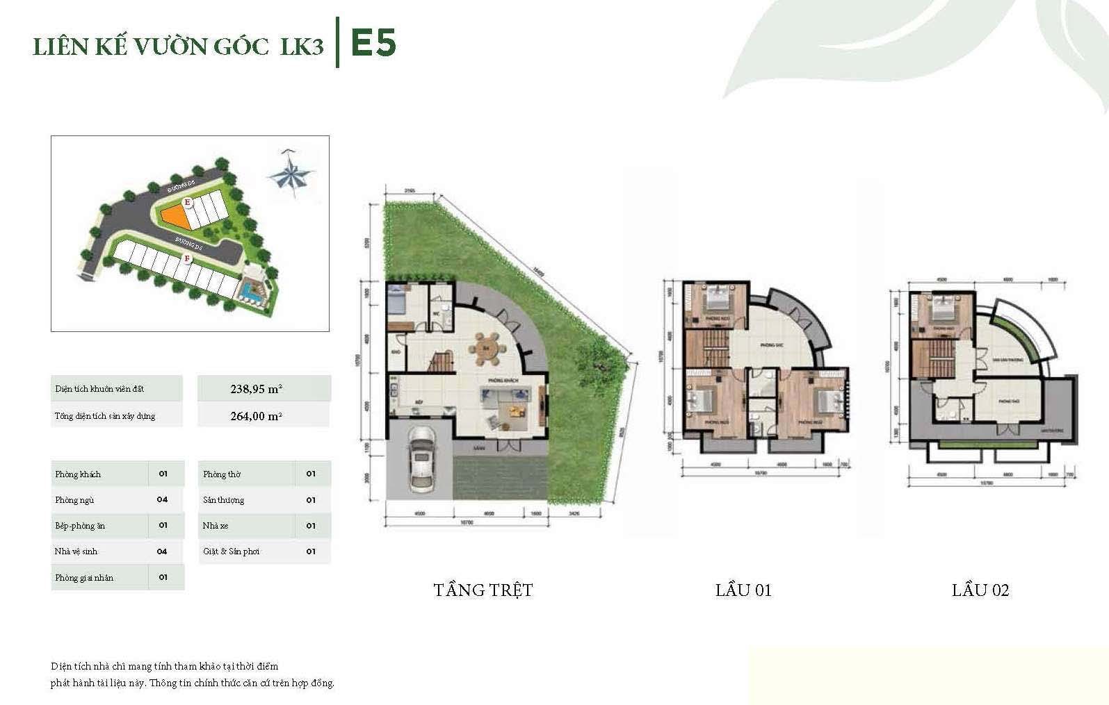 mb sản phẩm liền kề E5