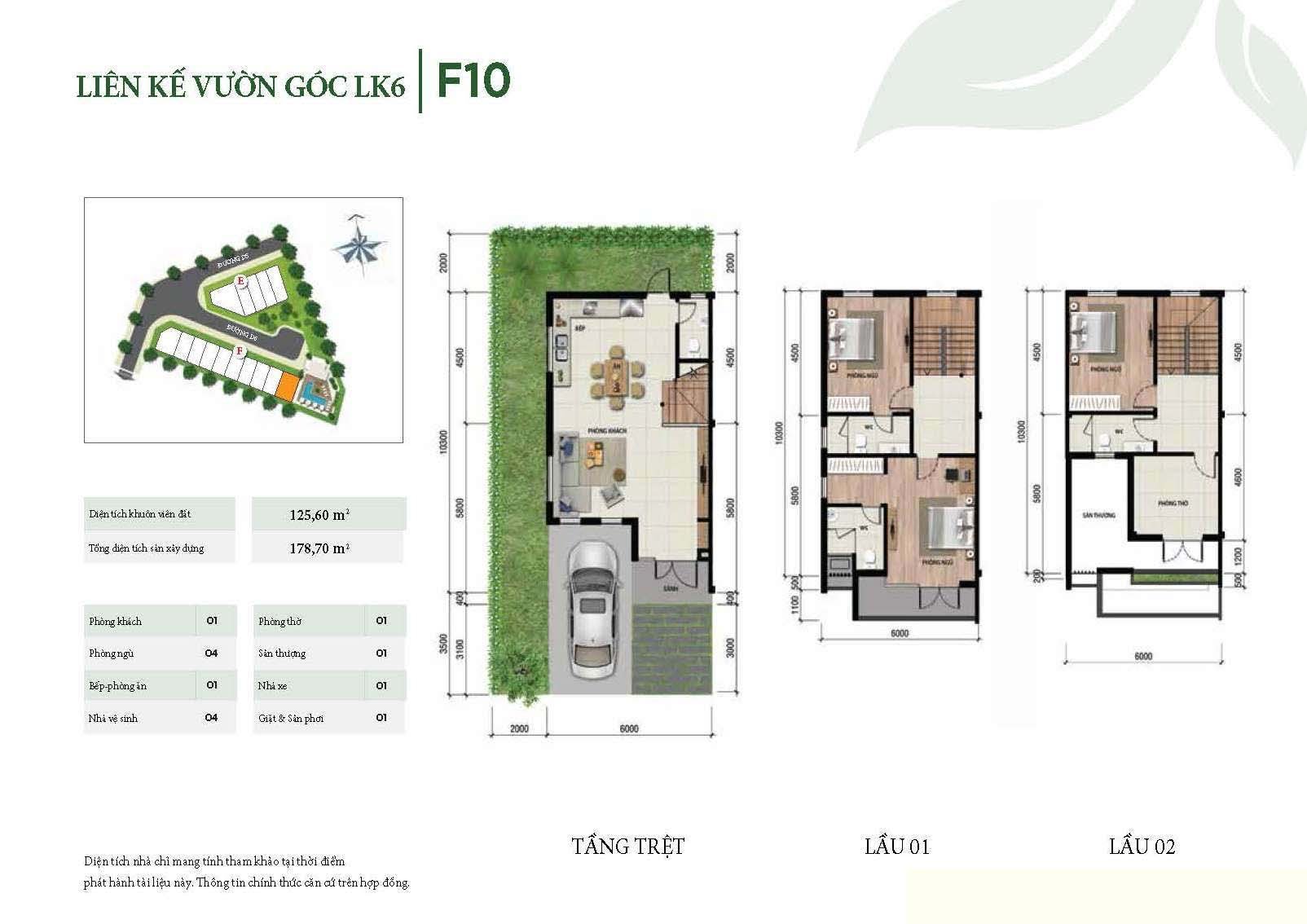 mb sản phẩm liền kề F10