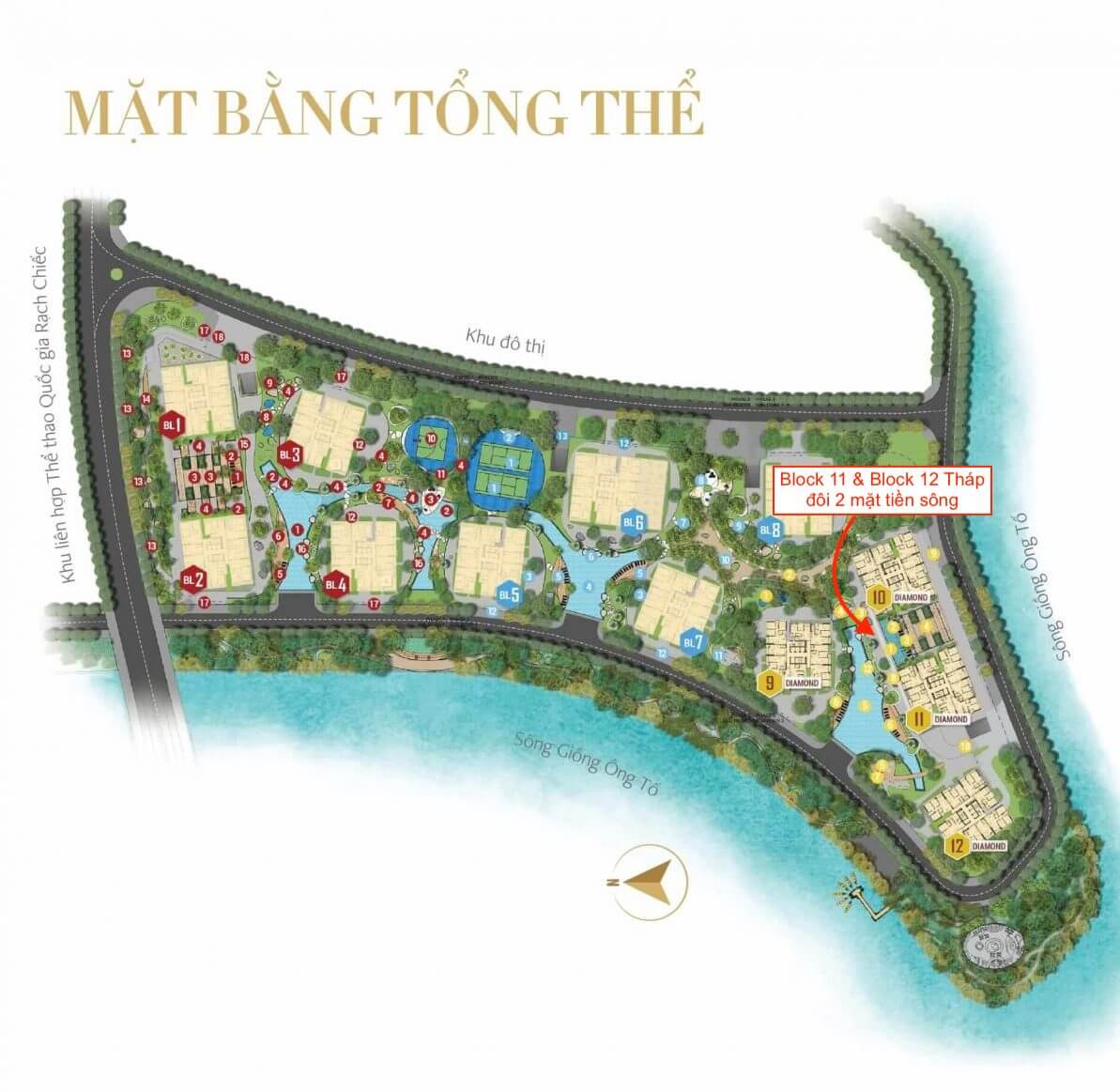 Mb tổng thể DatXanhHomes Riverside Quận 2