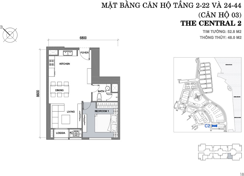 MB căn hộ mẫu 03