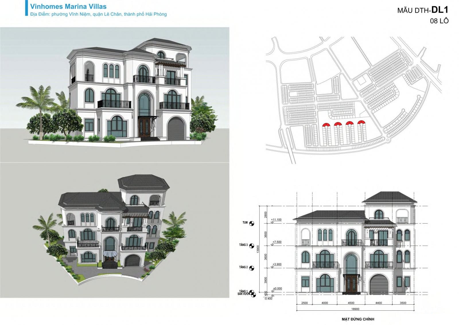 Mb biệt thự đơn lập Vinhomes Marina