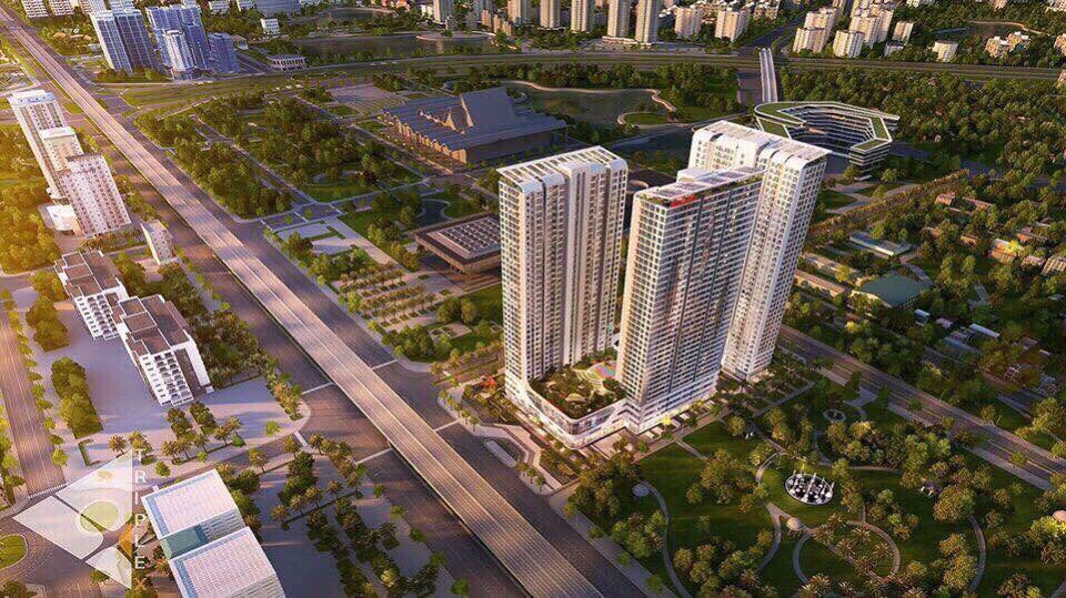 Phối cảnh tổng thể Vinhomes West Point