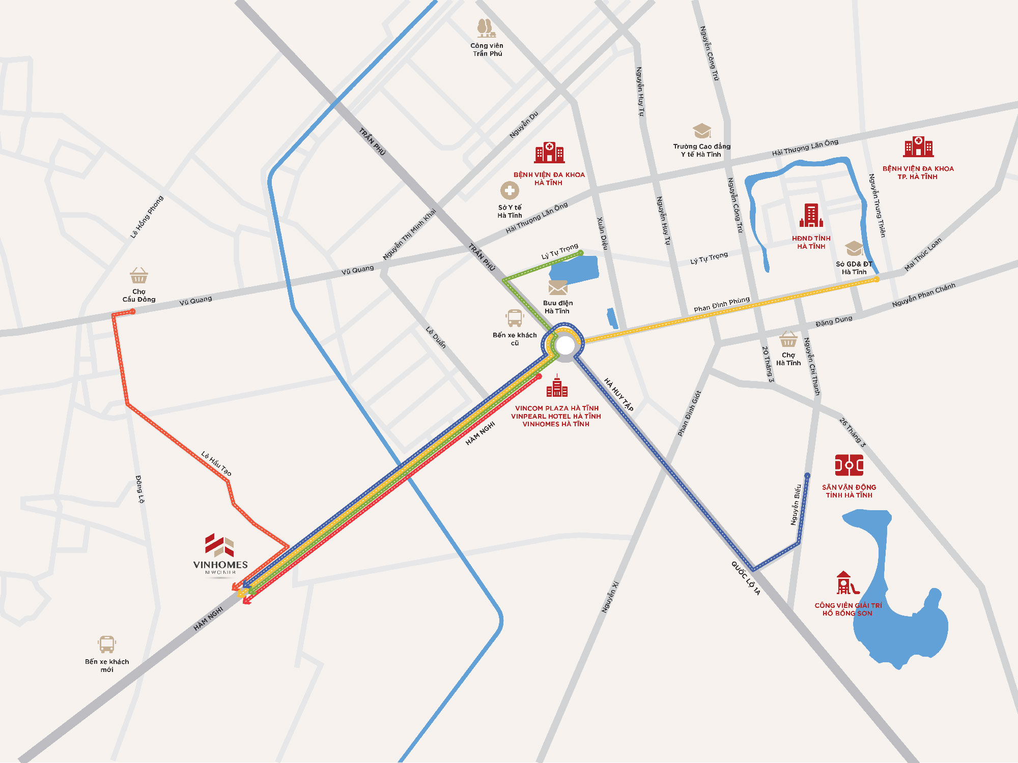 Vị trí Vinhomes New Center