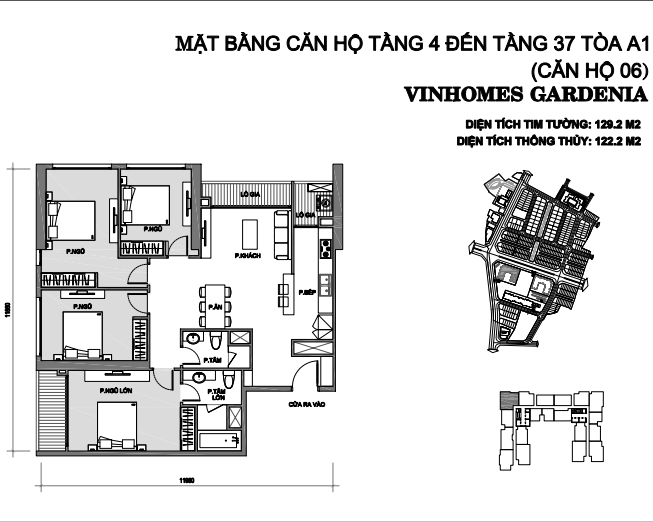 Vinhomes Gardenia Căn hộ 04PN