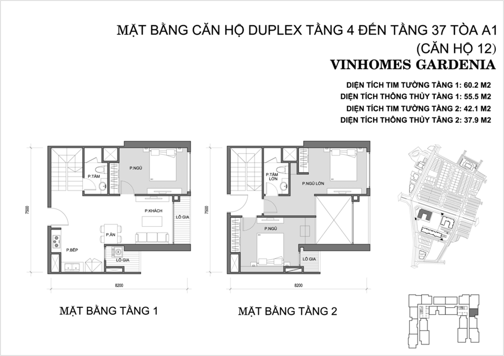 Căn hộ Duplex Vinhomes Gardenia