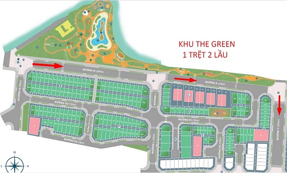 Phân khu The Green Verosa Park Khang Điền