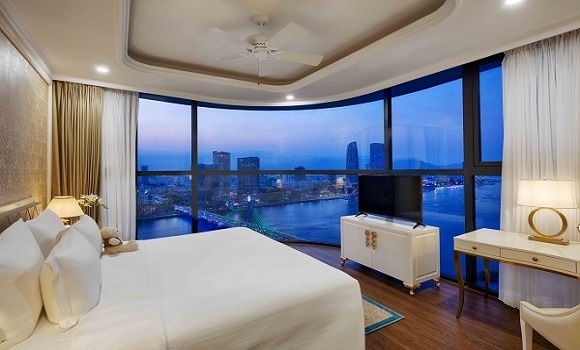 Phòng ngủ Melia Vinpearl Condotel Riverfront Đà Nẵng