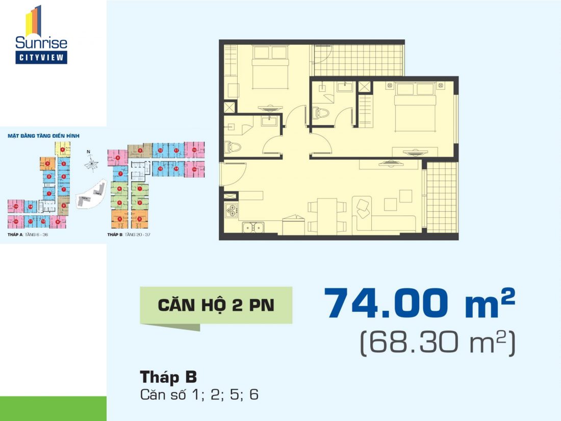 mb CĂN HỘ Sunrise-Cityview2PN
