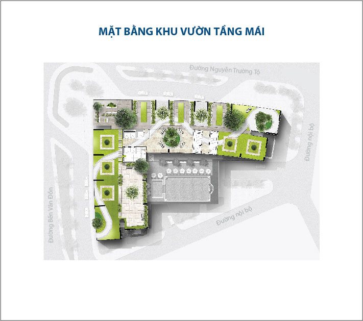 Mặt bằng tầng mái Saigon Royal