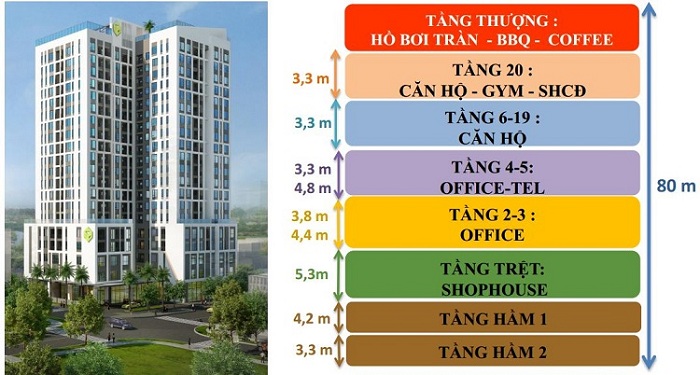 Mặt bằng tổng thể Newton Residence