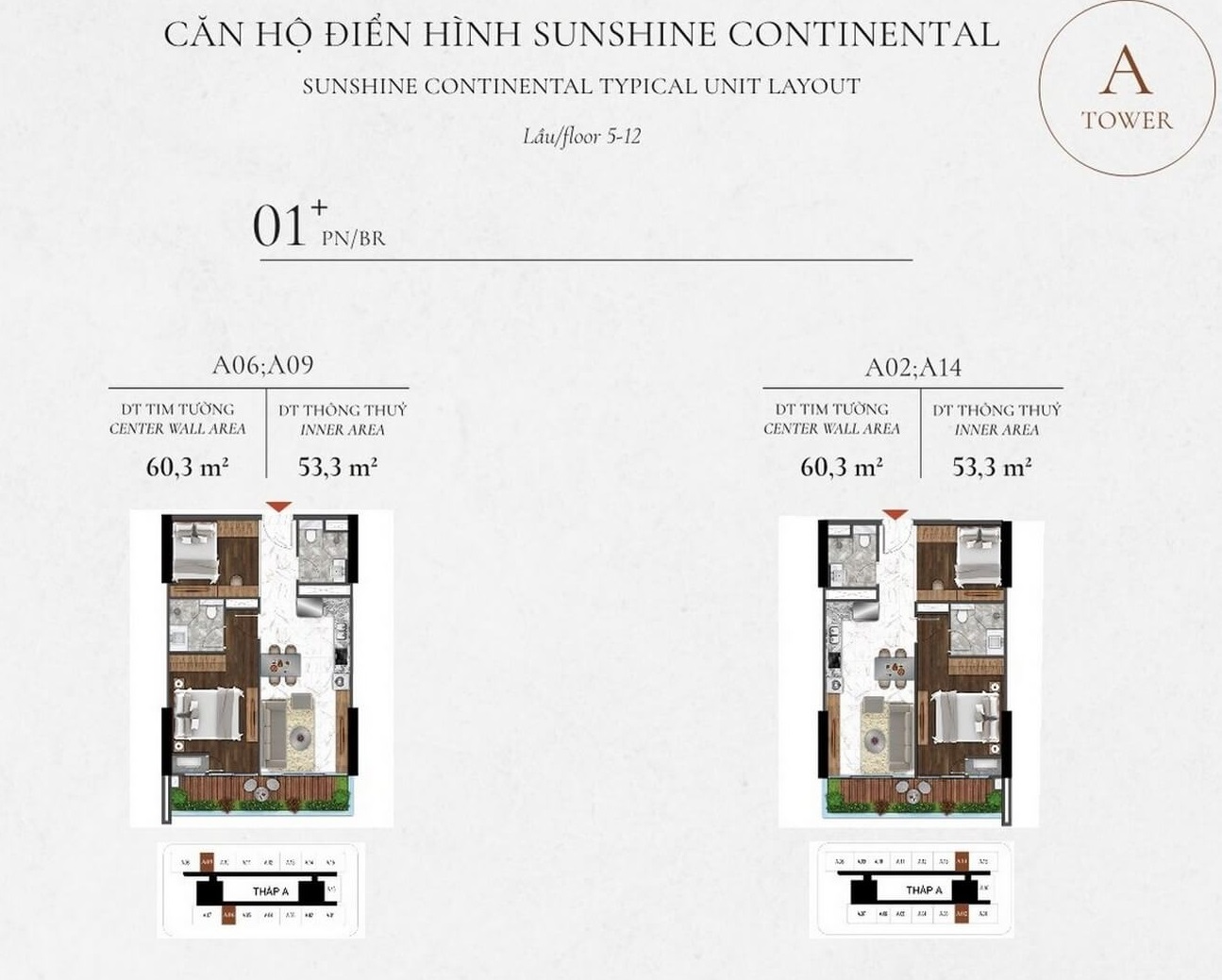 mặt bằng căn hộ Sunshine Continental -3