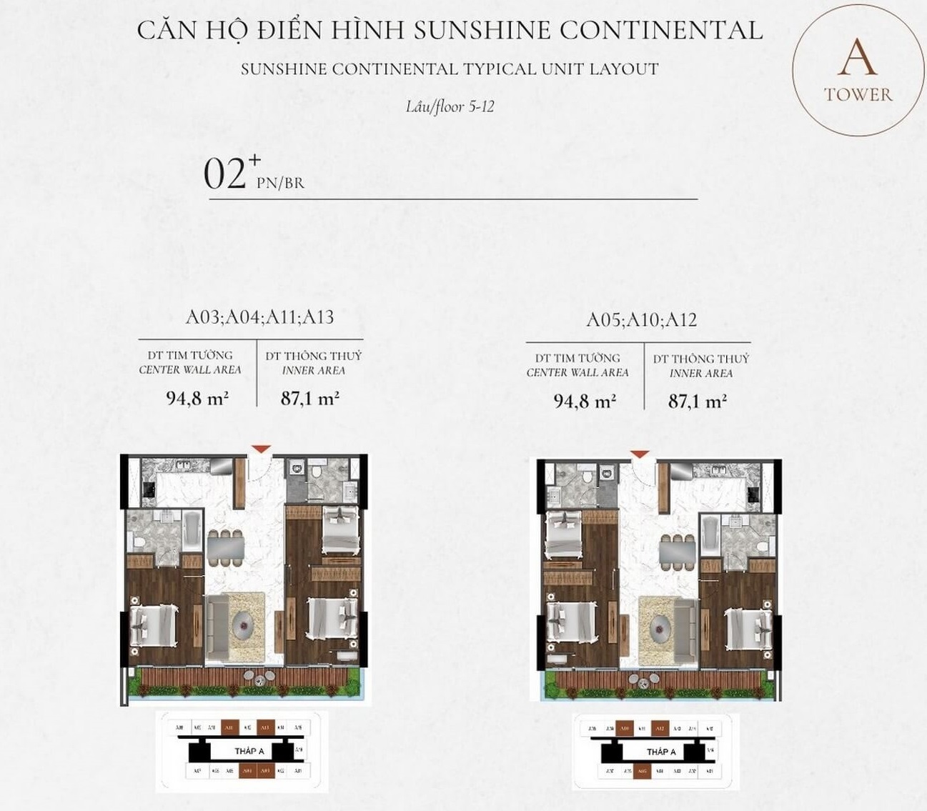 mặt bằng căn hộ Sunshine Continental -2