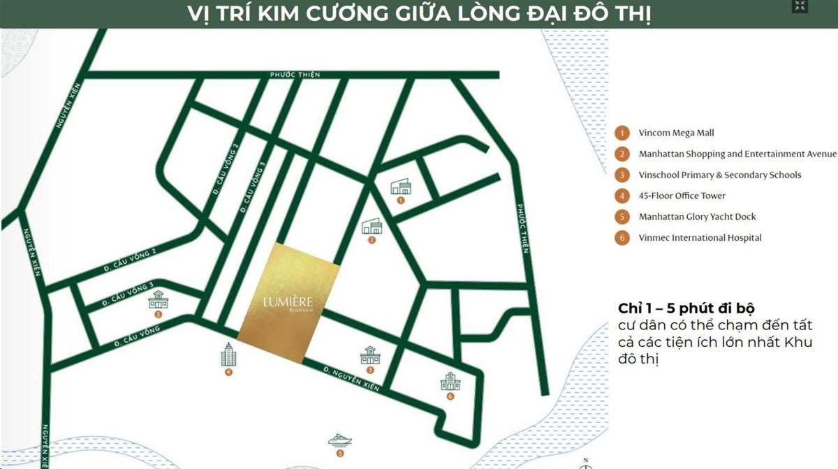 Vị trí Lumiere Boulevard