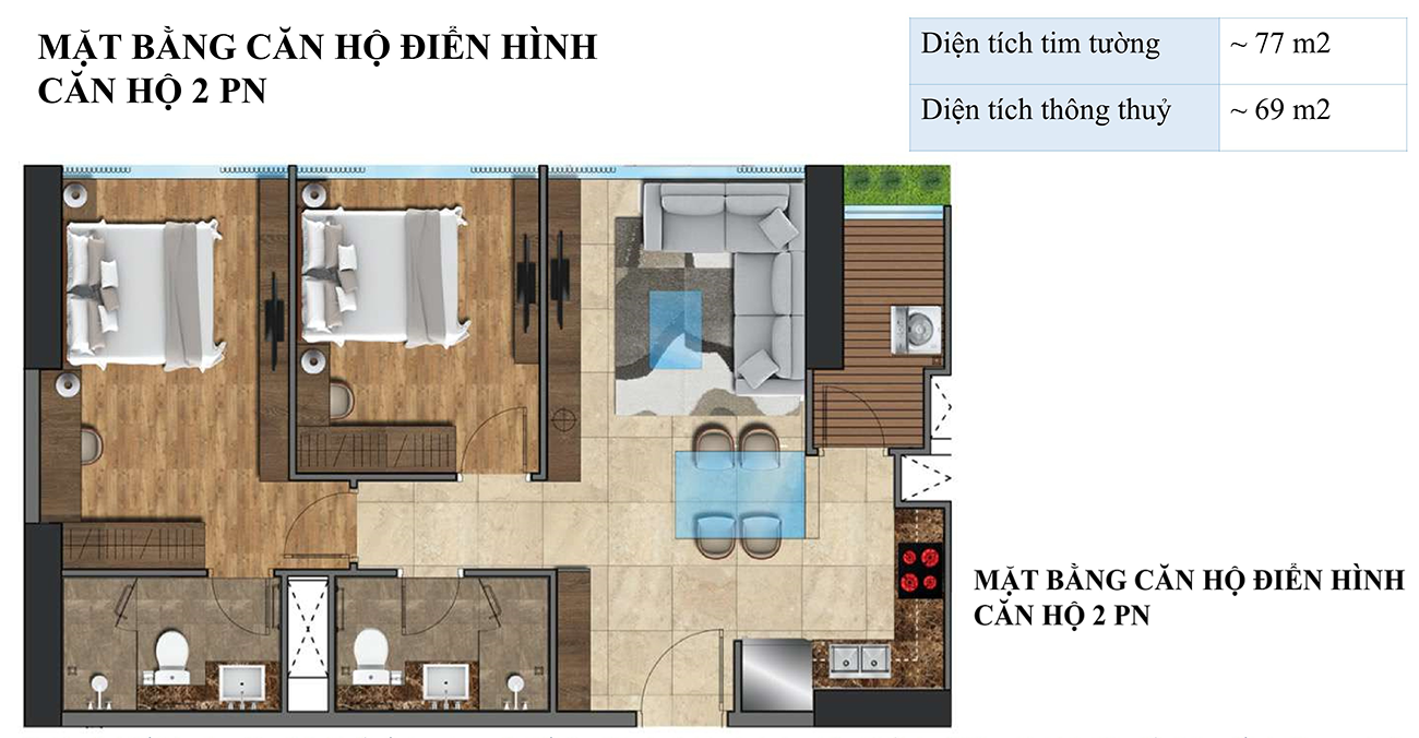 Mặt bằng dự án Sunshine Sky City Quận 7 -1