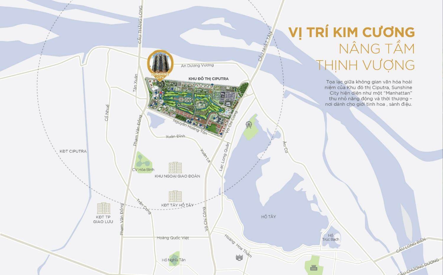 Vị trí Sunshine City Hà Nội