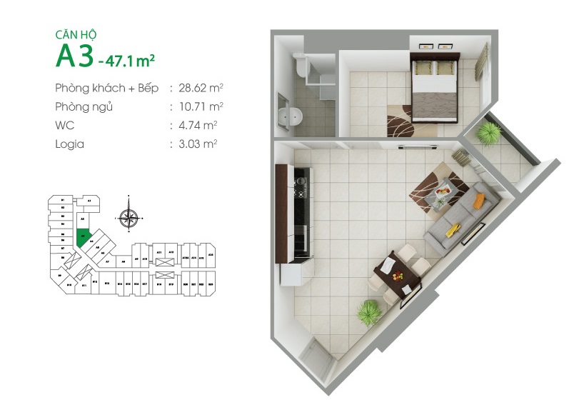 Mặt bẳng 8X Đầm Sen-3