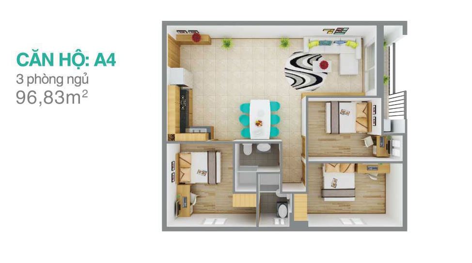 mặt bằng Melody Residences-1