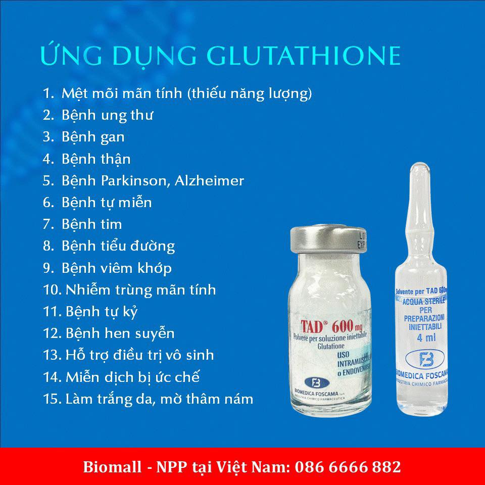 ứng dụng của Glutathion