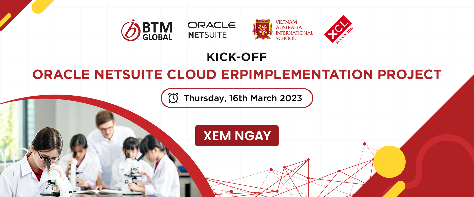 Trường Quốc Tế Việt Úc (VAS) đã lựa chọn BTM Global Việt Nam (BTM) là đối tác triển khai Oracle NetSuite Cloud ERP cho toàn hệ thống