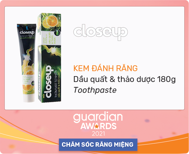 Kem đánh răng dầu quất & thảo dược 180g