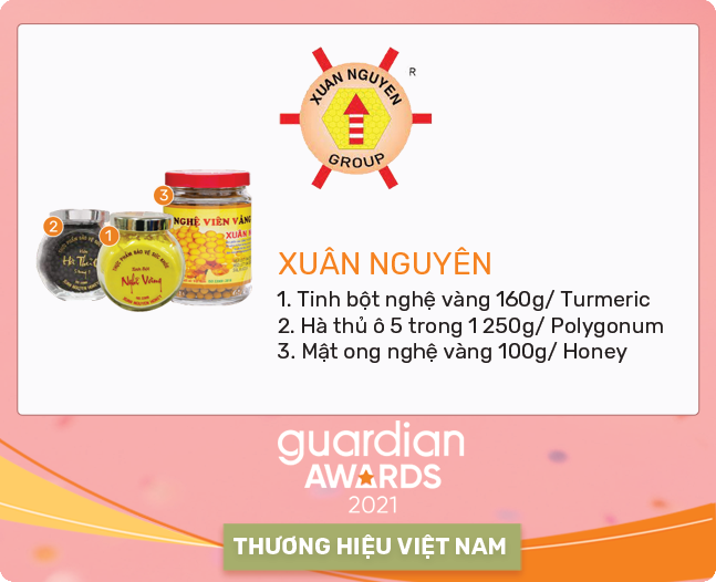 1. Tinh bột nghệ vàng 160g  2. Hà thủ ô 5 trong 1 250g 3. Mật ong nghệ vàng 100g