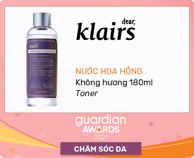 Nước hoa hồng không hương 180ml