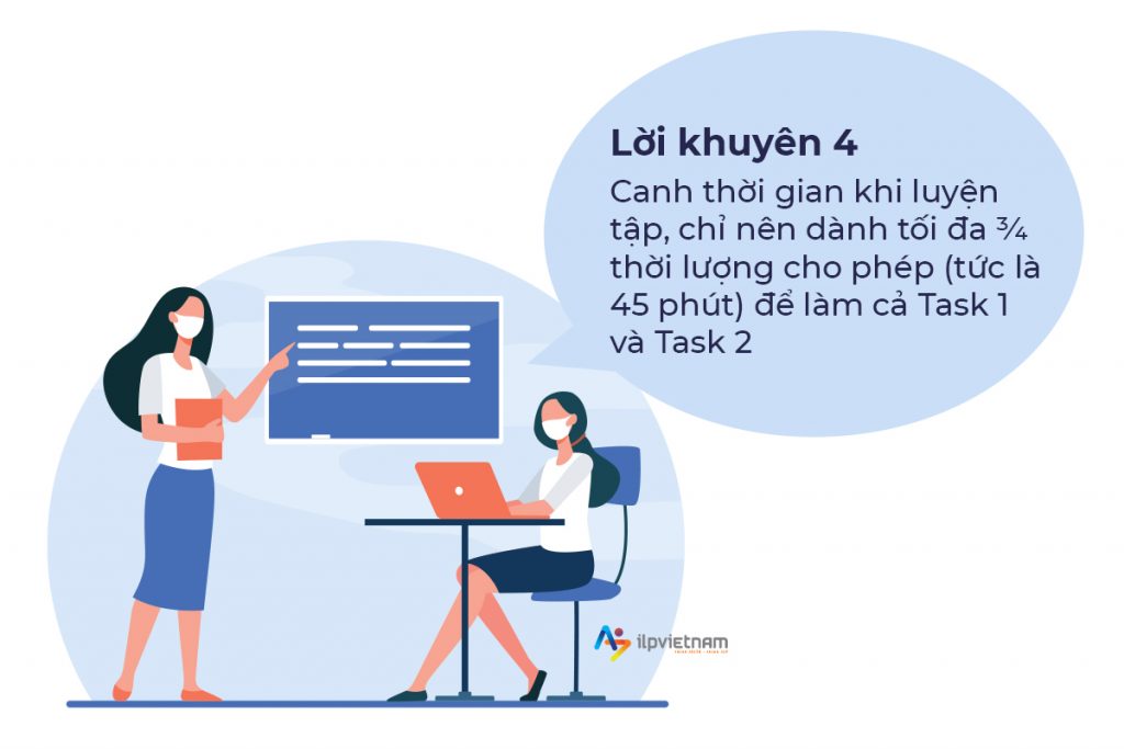 Lời khuyên số 4 giúp bạn viết IELTS Writing Task 1 đạt điểm cao