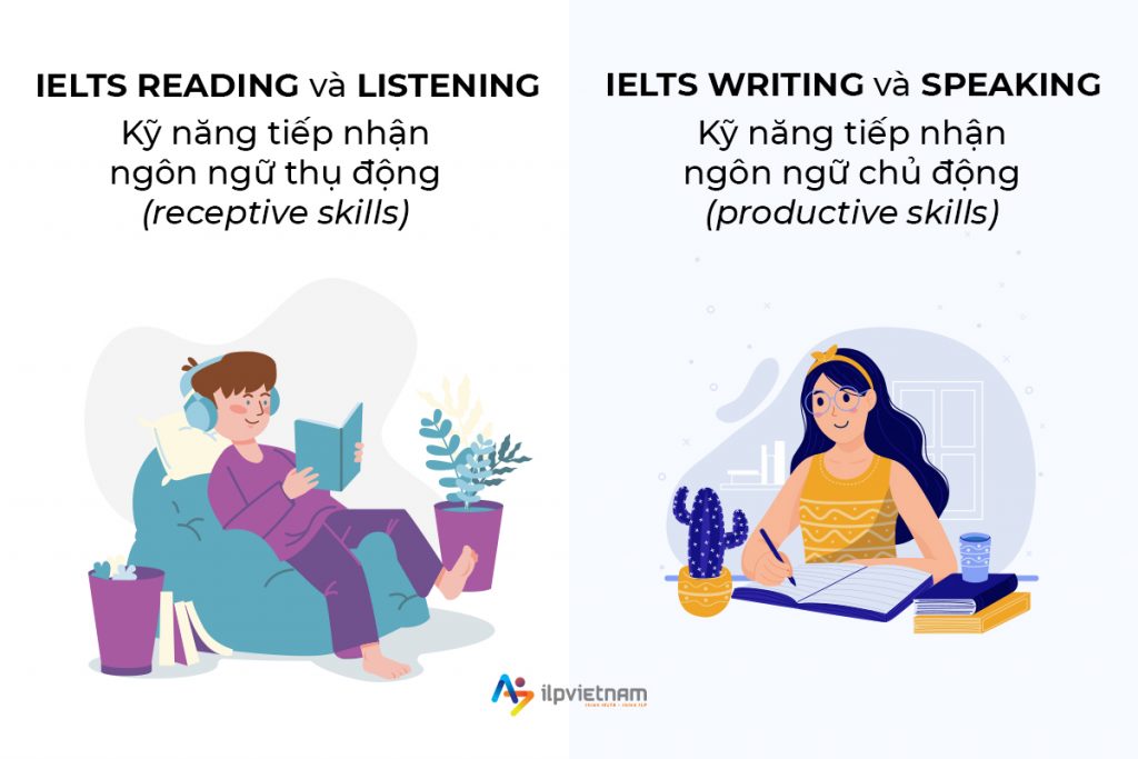 IELTS Writing Task 1 - kỹ năng tiếp nhận ngôn ngữ chủ động