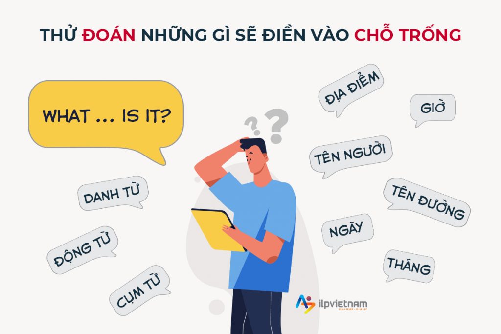 Đoán các chỗ trống cần điền - Hướng dẫn làm IELTS Listening