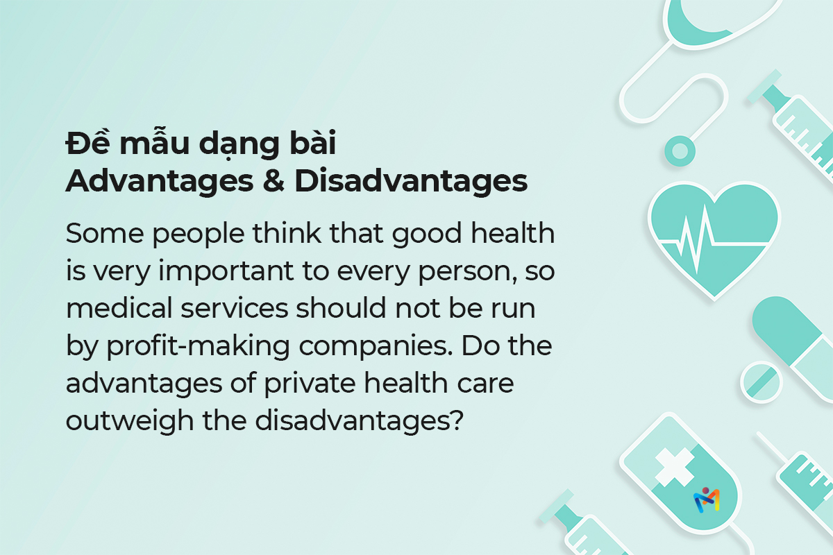 cách làm bài advantages and disadvantages - đề mẫu