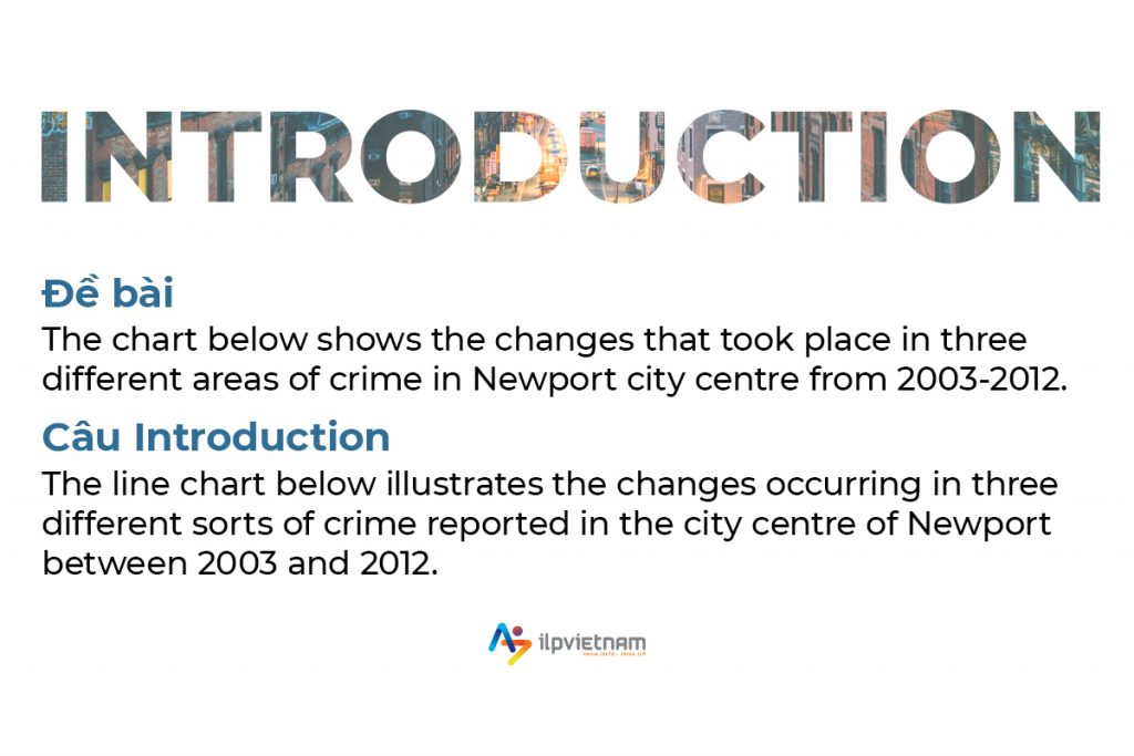 Viết Introduction - cách viết line graph ielts writing task 1