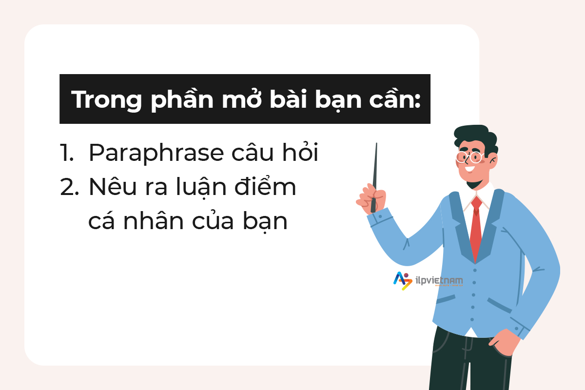 lưu ý khi viết dạng bài causes and viewpoints - phần mở bài