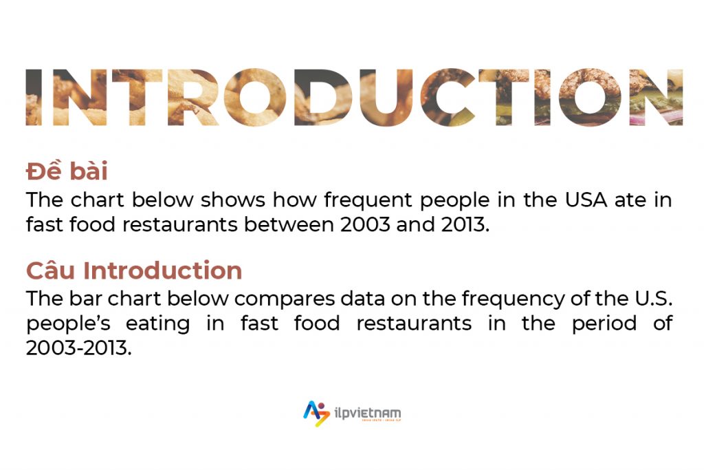 Viết Introduction - cách viết bar chart ielts writing task 1