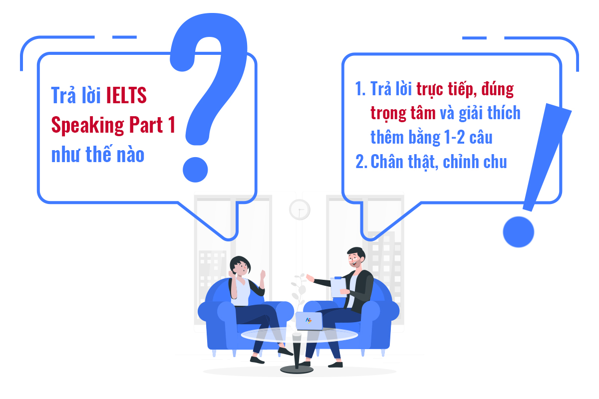 Kinh nghiệm tự luyện Speaking IELTS Part 1 - trả lời như thế nào