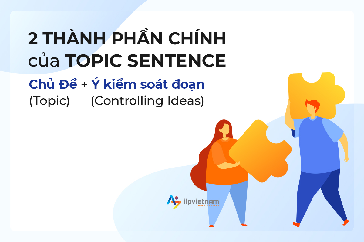 cách viết topic sentence - 2 thành phần chính của topic sentence