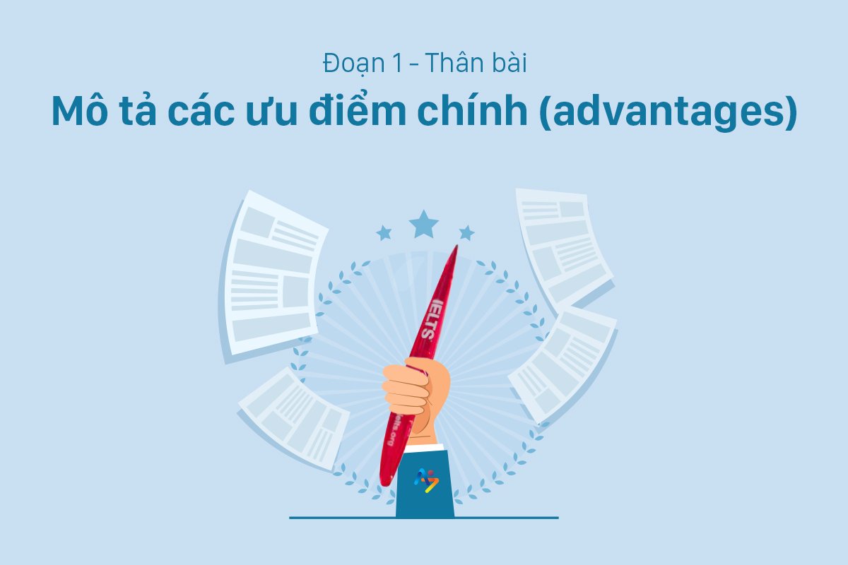 cách làm bài advantages and disadvantages phần thân bài 1