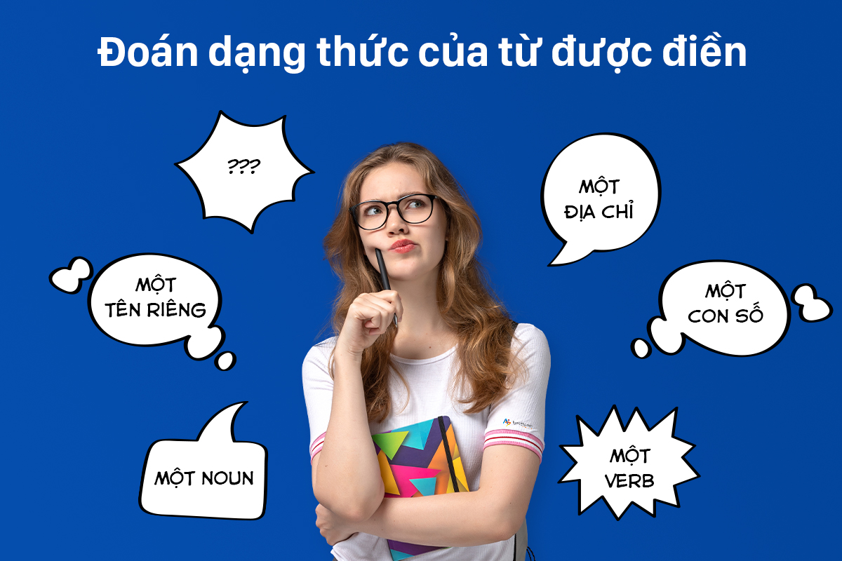 tập đoán dạng thức của từ khi luyện listening ielts và làm bài