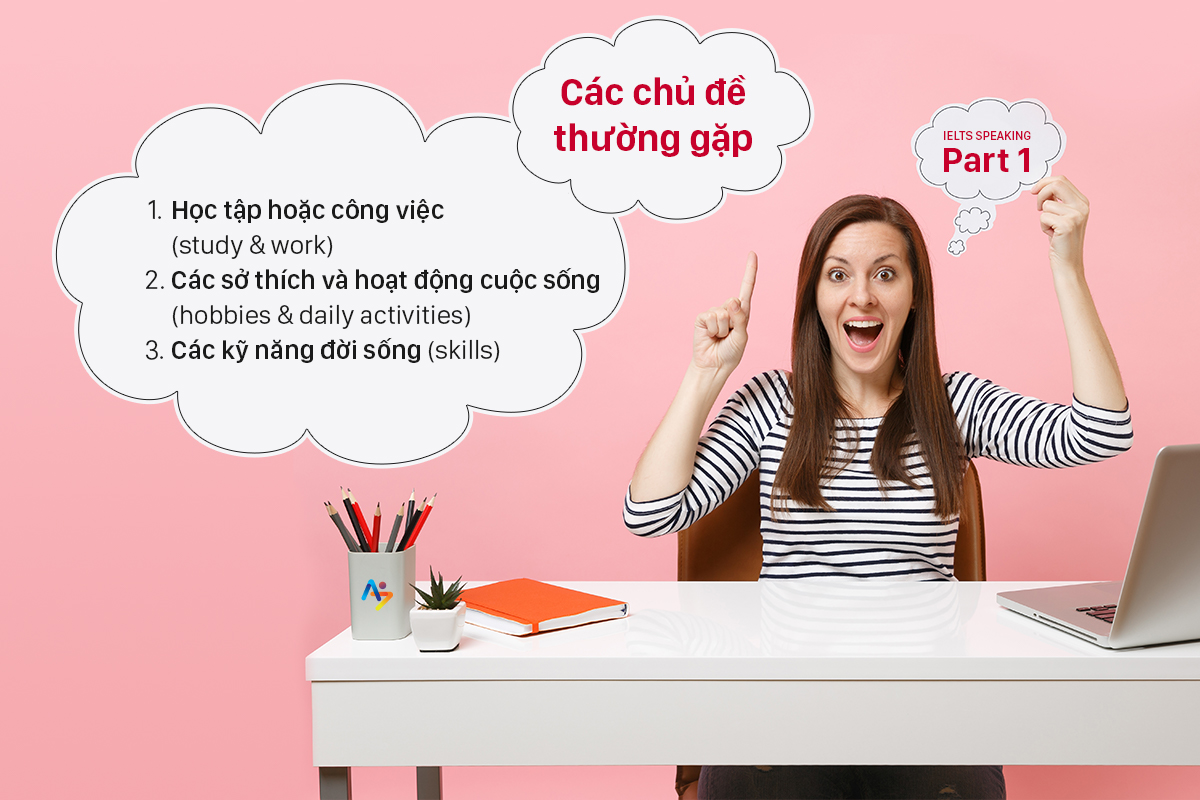 các chủ đề thường gặp trong bài thi ielts speaking part 1