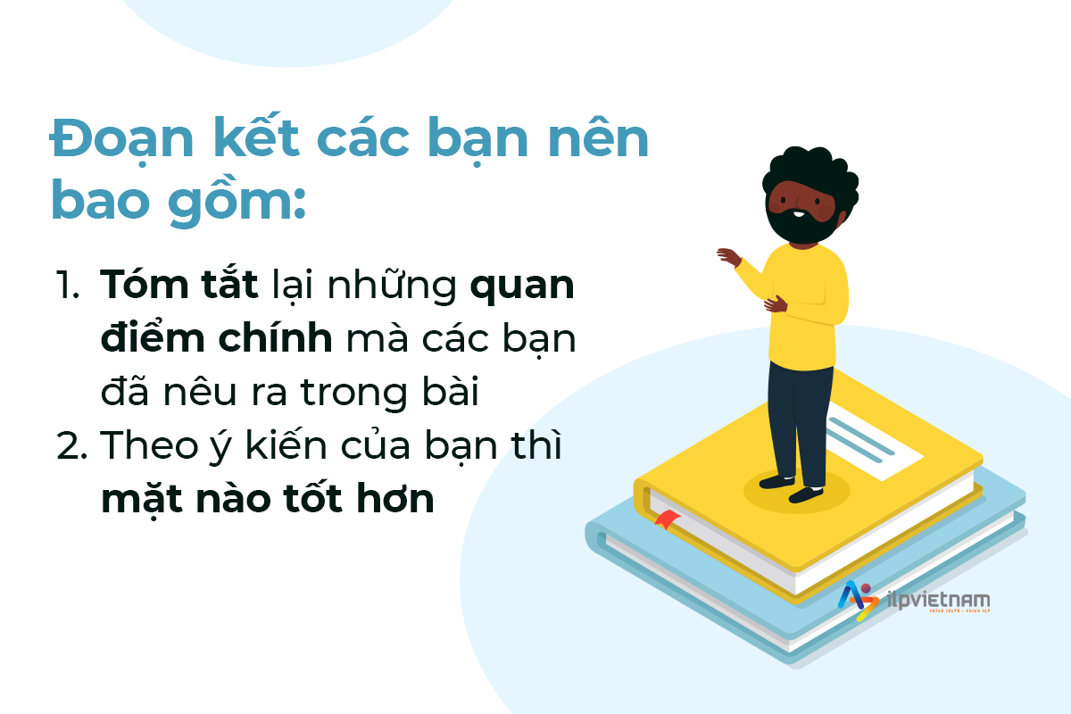 lưu ý khi viết dạng bài causes and viewpoints - phần kết bài