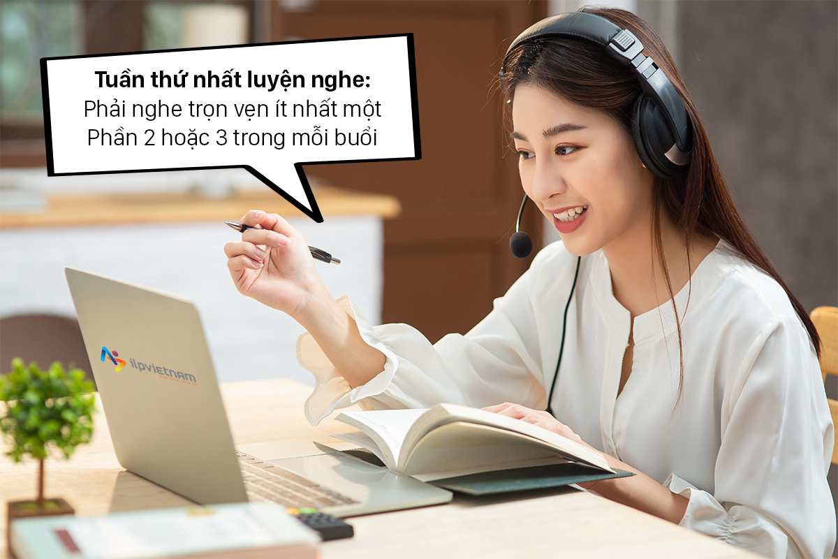 lên kế hoạch luyện nghe ielts khoa học nha