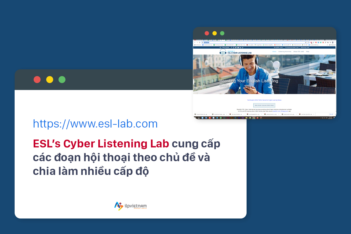 cách luyện nói tiếng anh một mình với ESL’s Cyber Listening Lab