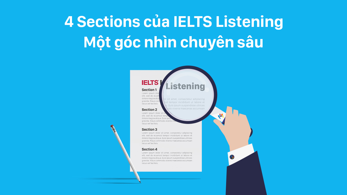 04 SECTIONS CỦA BÀI THI IELTS LISTENING: MỘT GÓC NHÌN CHUYÊN SÂU