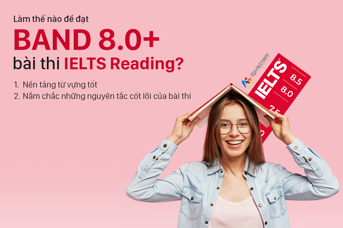 cách làm bài reading IELTS đạt band 8.0+